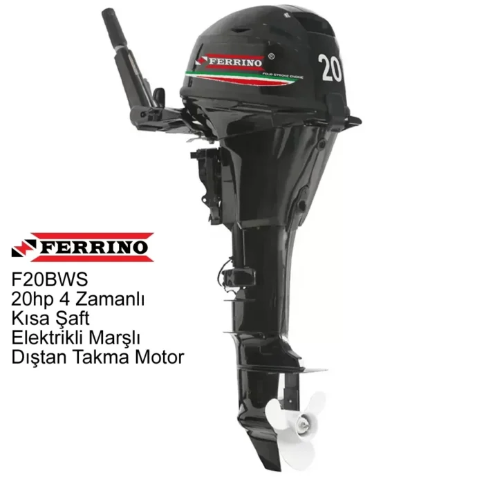 ferrino 20hp 4 zamanli kisa saft elektrikli marsli distan takma motor 190469543 sw1000sh1000
