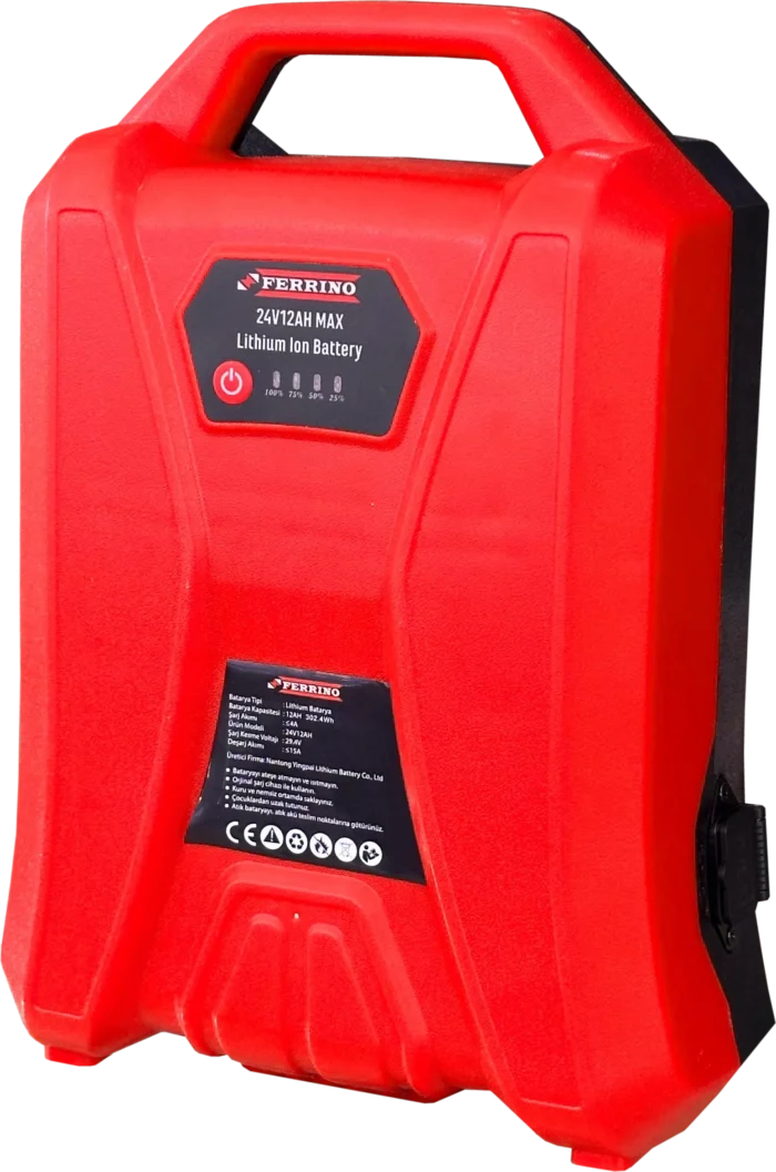 ferrino li ion cay toplama makinesi batarya 24v 12ah 152571219 sw1550sh2341