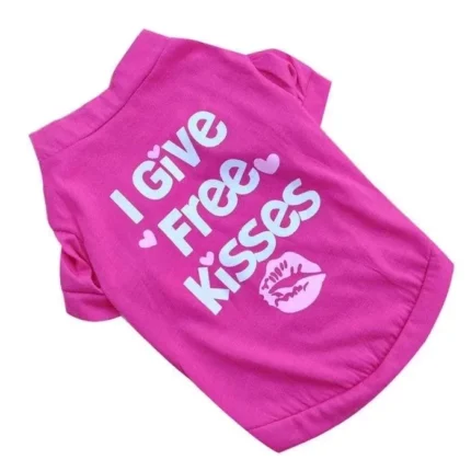 Küçük Ve Orta Irk Köpek Ve Kedi İçin Yazılı Tshirt Penye Hb1067