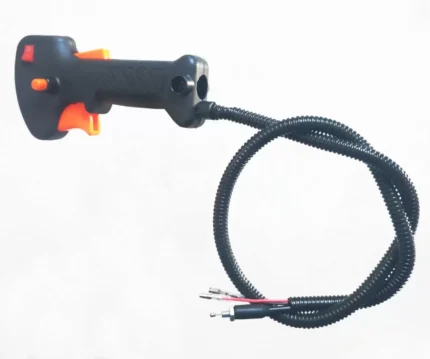 Motorlu Yan Tip Tırpan Tetik Kabze Komple Gaz Teli 20Mm Boru Çapı