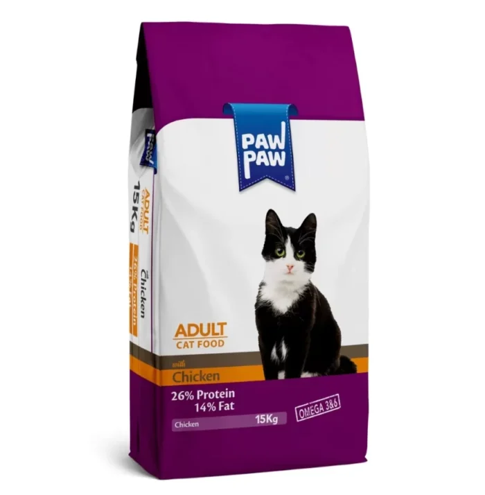 paw paw tavuklu yetiskin kedi mamasi 15 kg 129209569 sw882sh900