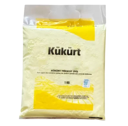 Toz Kükürt Elementel Zirai Kükürt 1Kg Haşere Mantar