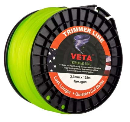 Veta Motorlu Tırpan Misinası 3.30mm 138 mt 6 Köşe